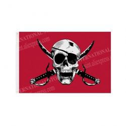 Drapeau pirate sabre croisés 60-150cm - 60 x 90 cm