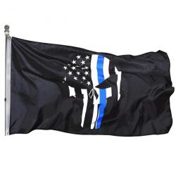 Drapeau Punisher USA 90x150cm