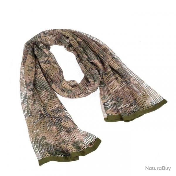 charpe maille camouflage HOS 190x90 cm - Camo CP