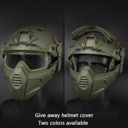 Ensemble casque Fast Recon Mesh + Split masque - OD / M