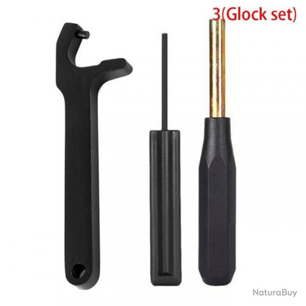 Ensemble dmontage plaque magntique Glock - 3 pcs