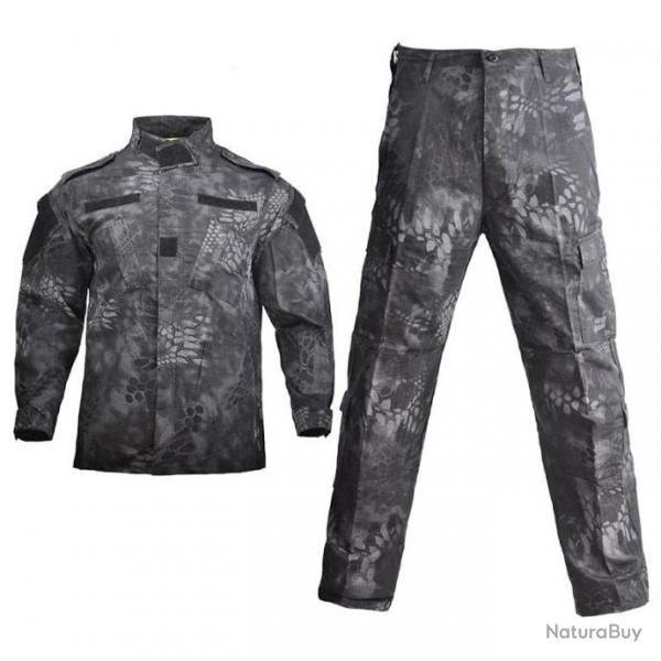 Ensemble forces spciales TCF python noir - S-(60-70kg)