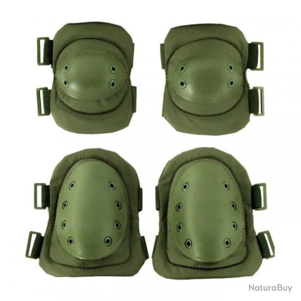 Ensemble genouillres coudires Military ST-Plus - Ranger green