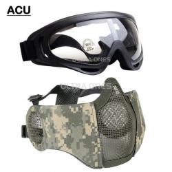 Ensemble masque/lunettes Ultra Ones - Camo ACU