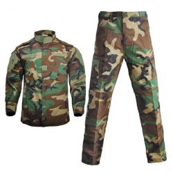 Ensemble uniforme camouflage HWild - Jungle green / XS- (45-55kg)