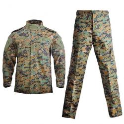 Ensemble uniforme camouflage HWild - Jungle Digital / XS- (45-55kg)