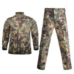 Ensemble uniforme camouflage HWild - Green Python / XS- (45-55kg)