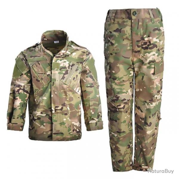 Ensemble uniforme enfant CS Airsoft - Multicam / 120 cm