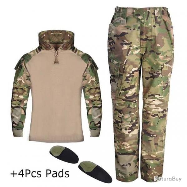 Ensemble uniforme enfant HWild Tactical - Multicam / 110 cm