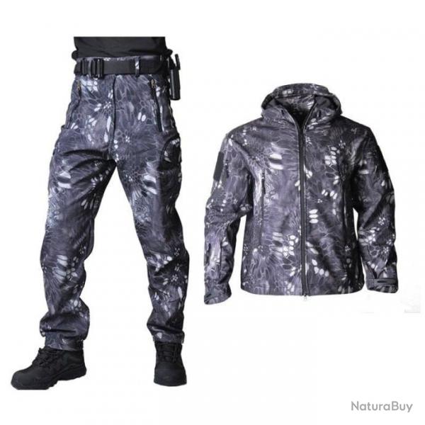 Ensemble veste et pantalon Han Wild - Python noir / S (50-60kg)