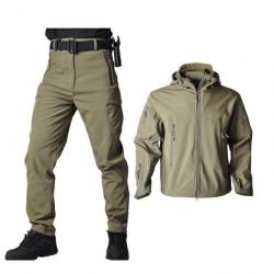 Ensemble veste et pantalon Han Wild - Kaki / S (50-60kg)