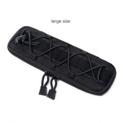 Etui couteau Molle boussole EDC - Noir - Large