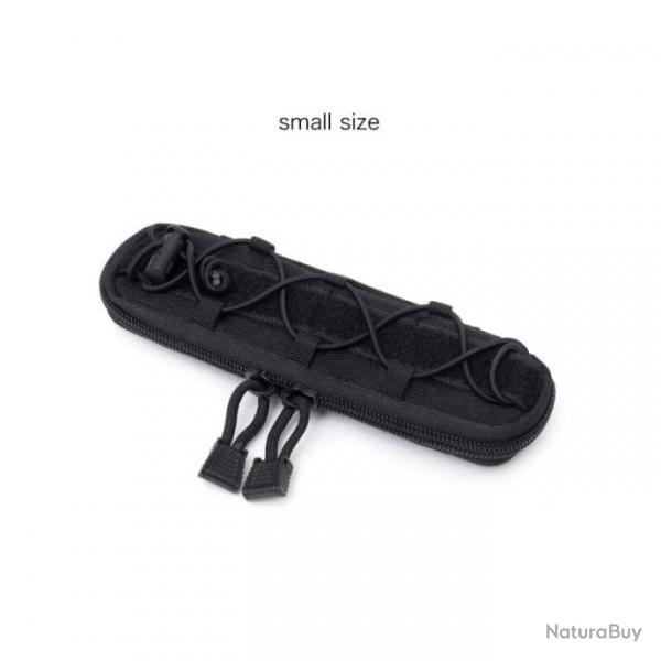 Etui couteau Molle boussole EDC - Noir - Petit