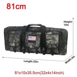 Étui double fusil Molle 32/48 pouces - 81cm Noir camo