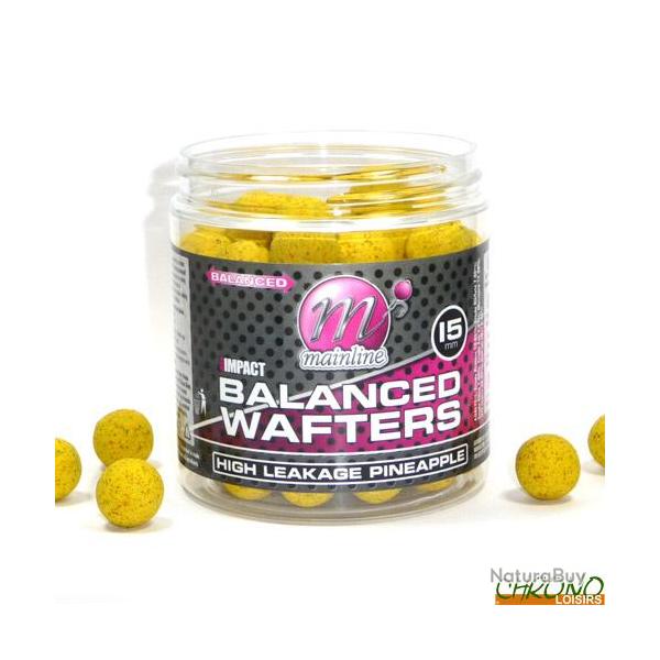 Bouillettes Equilibres Mainline High Impact H.L. Pineapple 15mm (par 60)