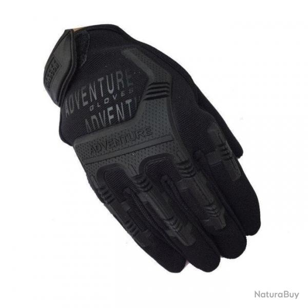 Gants SpartanFlex Adventure Red PJ impermable - Noir