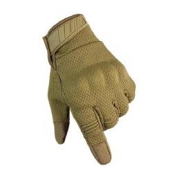 Gants antidérapants HOS Tactical - Tan / S