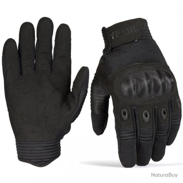 Gants combat anti drapant JFS Tactical Noir