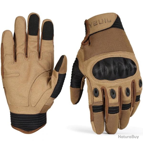 Gants combat anti drapant JFS Tactical Tan