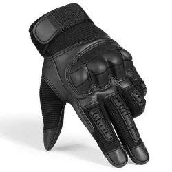 Gants cuir FireMark PU JOS - Noir / S