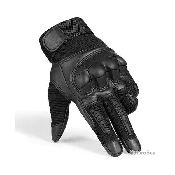 Gants cuir FireMark PU JOS Noir