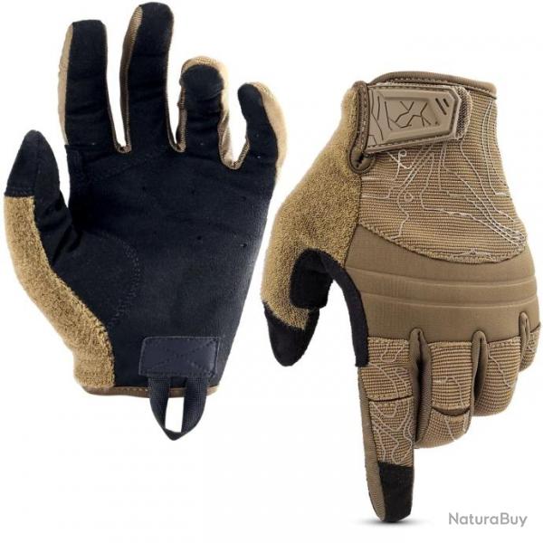 Gants de tir HydraGrip B61 Airsoft Tan