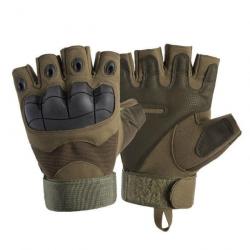 Gants demi-doigt RazorEdge Aerator FLS - Ranger vert / M