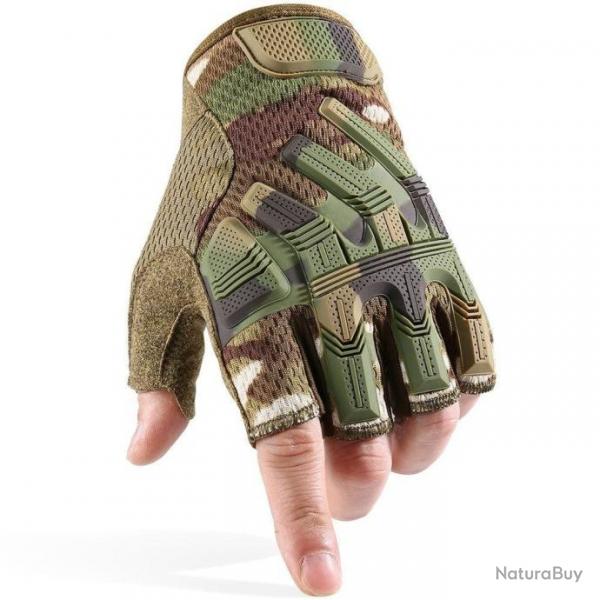 Gants demi-doigt PantherStrike XT SWAT MC Gear - Multicam / M