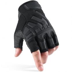 Gants demi-doigt PantherStrike XT SWAT MC Gear - Noir / M