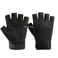 Gants demi-doigt GhostGrip WSE Airsoft - Noir / M