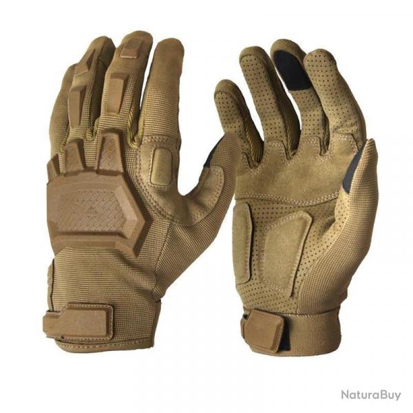 Gants IOS Flexion tactile antidrapant Tan