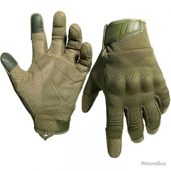 Gants Hawk Tactical Patrol Gear doigt complet Ranger green