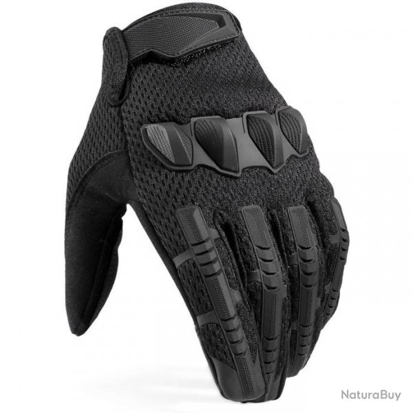 Gants protection caoutchouc JOS Tactical - Noir / L (21cm-22cm)