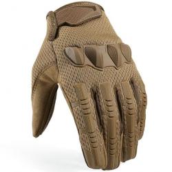 Gants protection caoutchouc JOS Tactical - Tan / L (21cm-22cm)