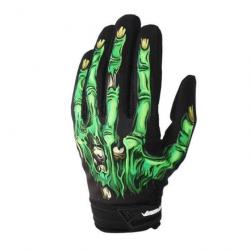 Gants squelette doigt complet AS Airsoft - Vert / M