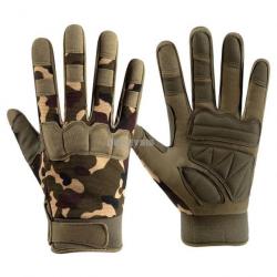 Gants tactiques militaire WSE Airsoft - Camo / M