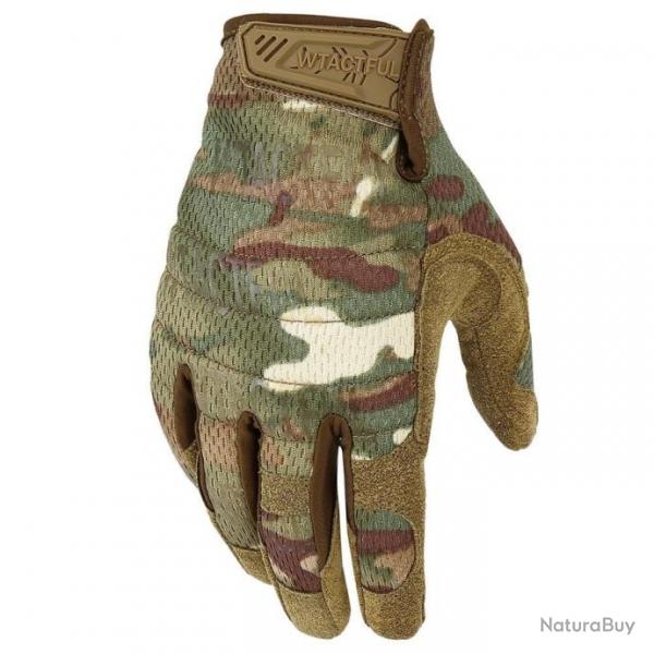 Gants IronGrip Elite WTacFull Airsoft - Multicam / S