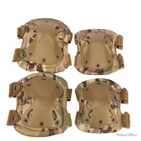 Genouillres et coudires LandKing Tactical - Multicam