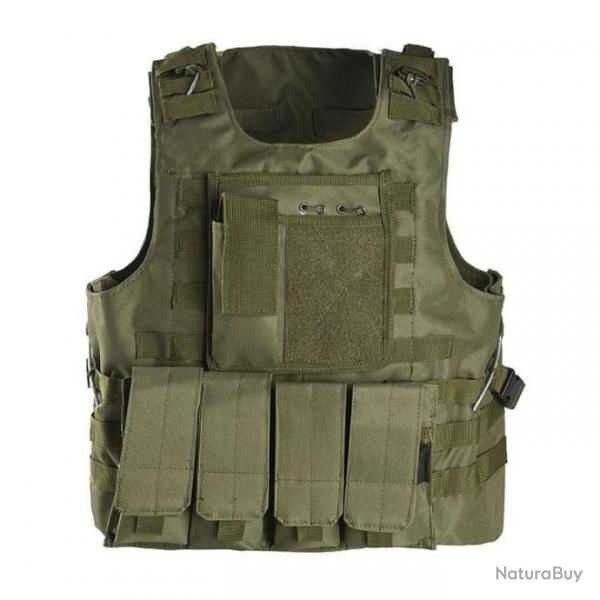 Gilet Assaut Molle JOS Vers1 - Ranger green / Unique