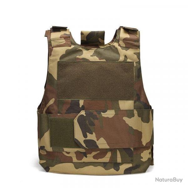 Gilet Base Camp 600D lger et tanche - Jungle camouflage