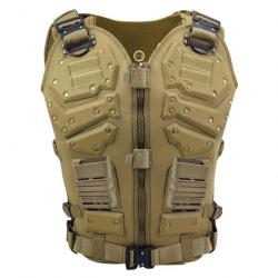 Gilet de combat Molle réglable Wargame - Tan