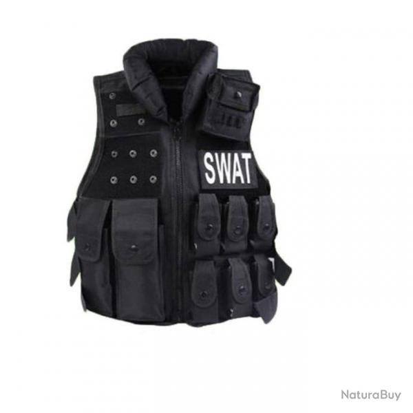 Gilet enfant tactique combat Swat