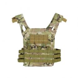 Gilet Plate Carrier Tactical Molle 600D - Multicam