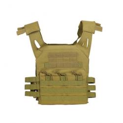 Gilet Plate Carrier Tactical Molle 600D - Tan