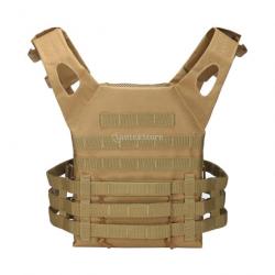 Gilet porte-plaque 800D NAS Sports - Tan