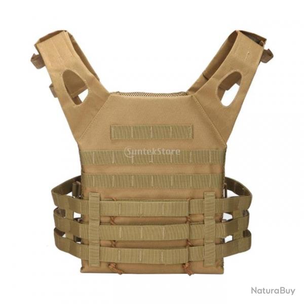 Gilet porte-plaque 800D NAS Sports - Tan