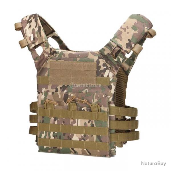 Gilet porte-plaque 800D NAS Sports - Multicam