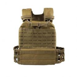 Gilet porte-plaque Assaut IOS Airsoft - Coyote brown