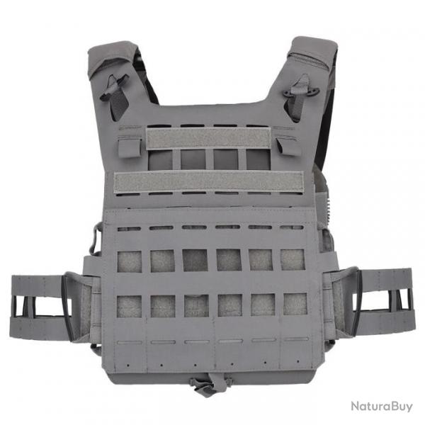 Gilet porte-plaque JPC Cordura 3D - Gris