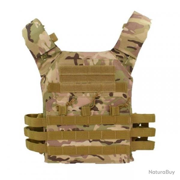 Gilet porte-plaque JPC Molle 1000D - Multicam